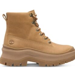 Women's Roxie Lane Mid Lace-Up Boot Wheat 6 US Womens