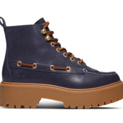 Women's Stone Street Mid 7-Eye Platform Boot Blue 6 US Womens