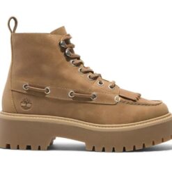 Women's Stone Street Mid Lace-Up Boot Wheat 6 US Womens