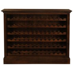 Boku Mahogany Timber Wine Rack, Large, Mahogany