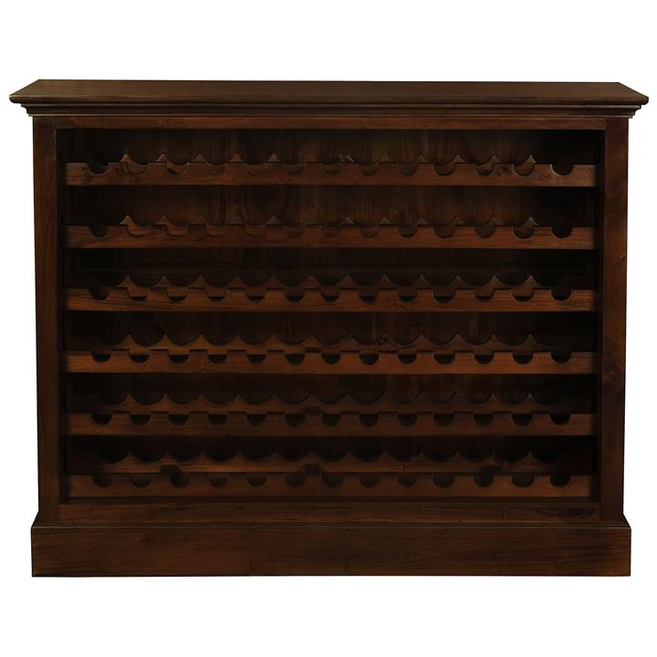 Boku Mahogany Timber Wine Rack, Large, Mahogany Boku Mahogany Timber Wine Rack, Large, Mahogany