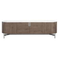 Collien Stone Top Modern 4 Door TV Unit, 200cm