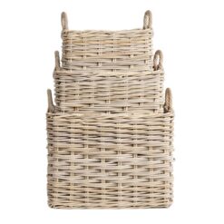 Corso 3 Piece Cane Basket Set