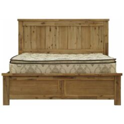 Crodo Acacia Timber Bed, Queen