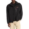 Durable Water Repellent Softshell Jacket Black