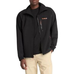 Durable Water Repellent Softshell Jacket Black