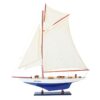 Eloria Columbia Sailboat Model, Blue / White