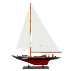 Eloria Endeavour Sailboat Model, Red / Black
