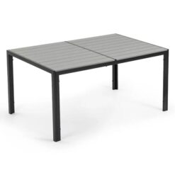 FORTIA 150x90cm Outdoor Dining Table, Rectangular, Furniture for outside