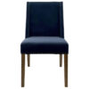 Ithaca Fabric Dining Chair, Navy Velvet