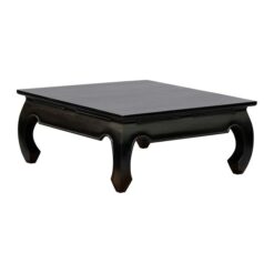 Liam Mahogany Timber Square Coffee Table, 90cm, Chocolate