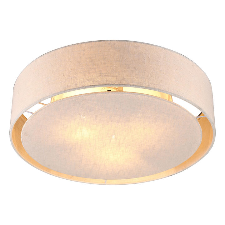 Linea Fabric Flush Mount Ceiling Light Linea Fabric Flush Mount Ceiling Light