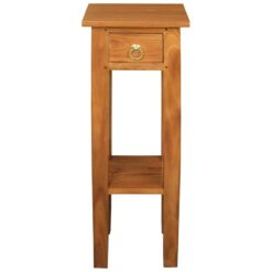 Malacca Mahogany Timber Plant Stand, Light Pecan