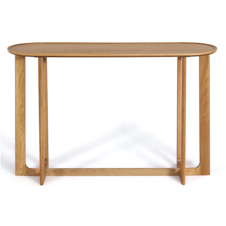 Noren Wooden Oval Console Table, 120cm Noren Wooden Oval Console Table, 120cm