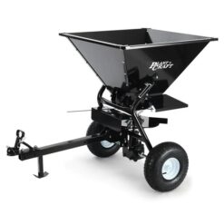 PLANTCRAFT 160L Tow Behind Broadcast Seed and Fertiliser Spreader, 158kg Load, Heavy Duty