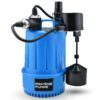 PROTEGE Tight Access Clean/Grey Water Submersible Sump Pump, Vertical Float Switch