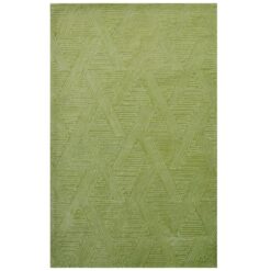 Paradise No.6347 Handwoven Wool Rug, 230x160cm, Pista Green