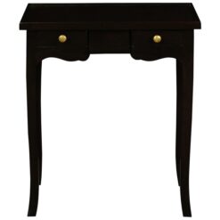 Queen Ann Mahogany Timber Phone Table, 62cm, Chocolate