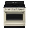 Smeg 90cm Victoria Cooker 5 9 Functions - Cream