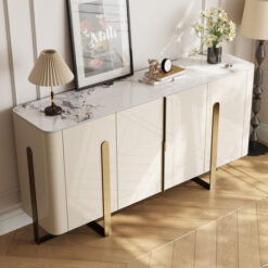 Stainley Sintered Stone Top 4 Door Sideboard, 160cm