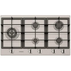 Westinghouse 90cm Gas Cooktop with Wok Burner- Stainless Steel