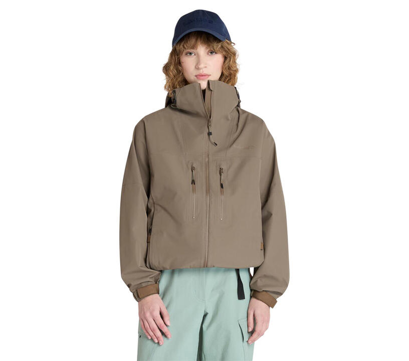 Women's Caps Ridge Mobi Flex Tech Waterproof Jacket Brown Women's Caps Ridge Mobi Flex Tech Waterproof Jacket Brown