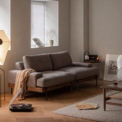 Akimara Suede Fabric Modular Sofa, 3.5 Seater