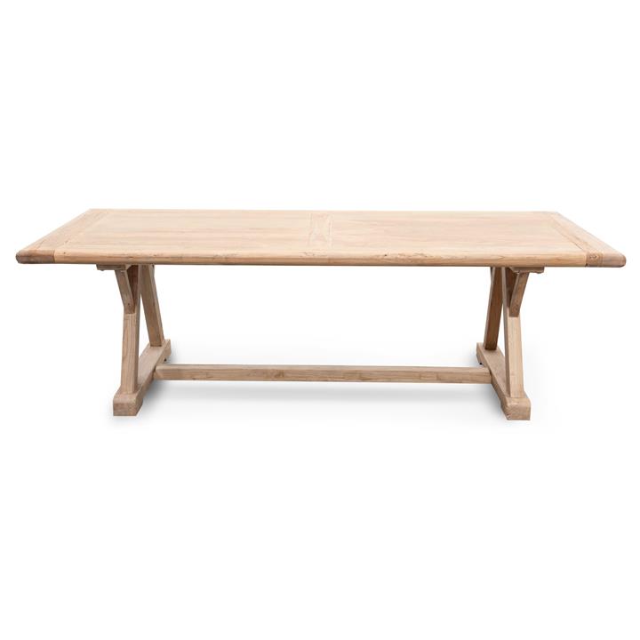 Bellevue Reclaimed Elm Timber Dining Table, 240cm Bellevue Reclaimed Elm Timber Dining Table, 240cm