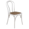 Briar Elm Timber Dining Chair, White Briar Elm Timber Dining Chair, White