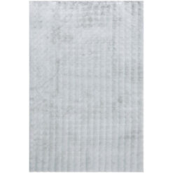 Bubble Modern Machine Washable Rug, 160x100cm, Silver