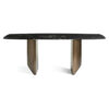 Cattaro Marble & Stainless Steel Dining Table, 180cm