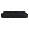 Ciro Teddy Fabric Compressed Modular Sofa, 4.5 Seater, Black Ciro Teddy Fabric Compressed Modular Sofa, 4.5 Seater, Black
