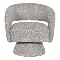 Dario Fabric Accent Armchair, Almond