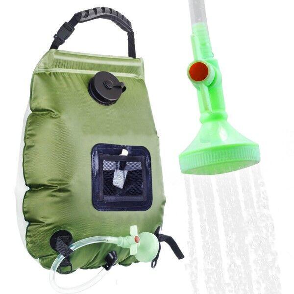 Elosung Green Solar Shower Bag, 20L Elosung Green Solar Shower Bag, 20L