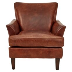 Enmore Aged Leather Armchair