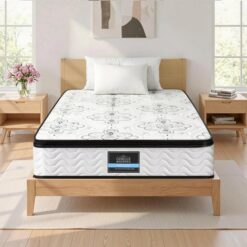 Giselle Bedding 30cm Mattress Pocket Spring Medium Firm Foam Euro Top King Single
