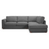 Halstead Fabric Modular Corner Sofa, 2.5 Seater with RHF Chaise, Dark Grey