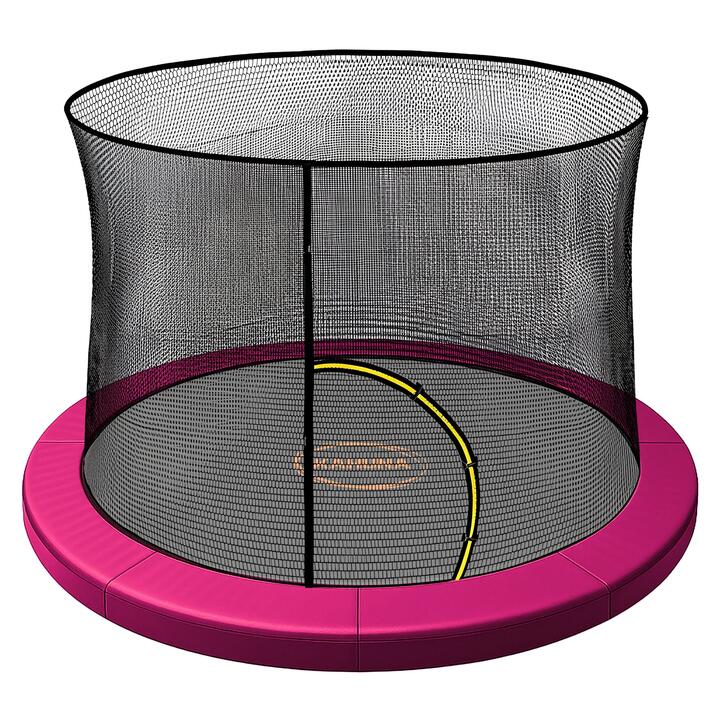 Kahuna 6ft Trampoline Pad and Net - Pink Kahuna 6ft Trampoline Pad and Net - Pink