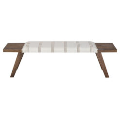 Landour Mango Wood Dining Bench, 120cm