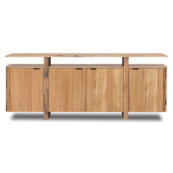 Marita Marri Wood 4 Door Buffet Table, 210cm