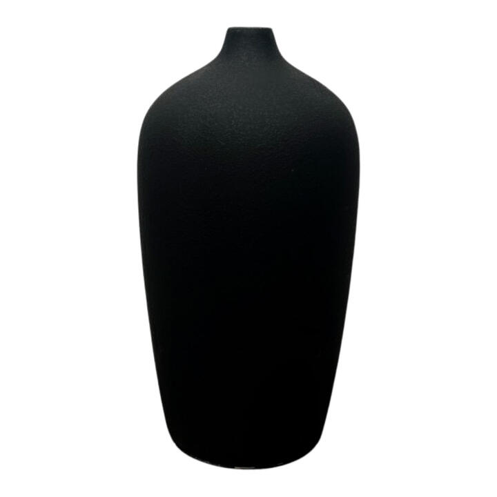 Marly Clay Floor Vase, Medium, Black Marly Clay Floor Vase, Medium, Black