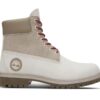 Men's Heritage 6-Inch Lace Up Waterproof Boot White 10 US Mens