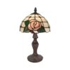 Pia Tiffany Style Stained Glass Table Lamp, Extra Small Pia Tiffany Style Stained Glass Table Lamp, Extra Small