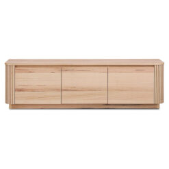 Rowan Mountain Ash Timber 3 Door TV Unit, 180cm