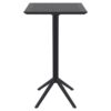 Siesta Sky Commercial Grade Indoor / Outdoor Square Folding Bar Table, 60cm, Black Siesta Sky Commercial Grade Indoor / Outdoor Square Folding Bar Table, 60cm, Black
