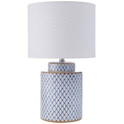 Society Home Leila Porcelain Base Table Lamp