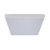 Solar IP54 Indoor / Outdoor Slimline Dimmable LED Oyster Light, Square, 35W, CCT, White