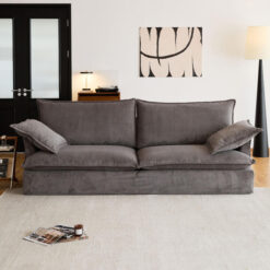 Sora Corduroy Fabric Sofa, 3.5 Seater