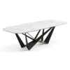 Strutto Marble & Steel Dining Table, 180cm Strutto Marble & Steel Dining Table, 180cm