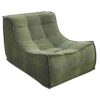 Welix Fabric Compressed Lounge Chair, Green Welix Fabric Compressed Lounge Chair, Green
